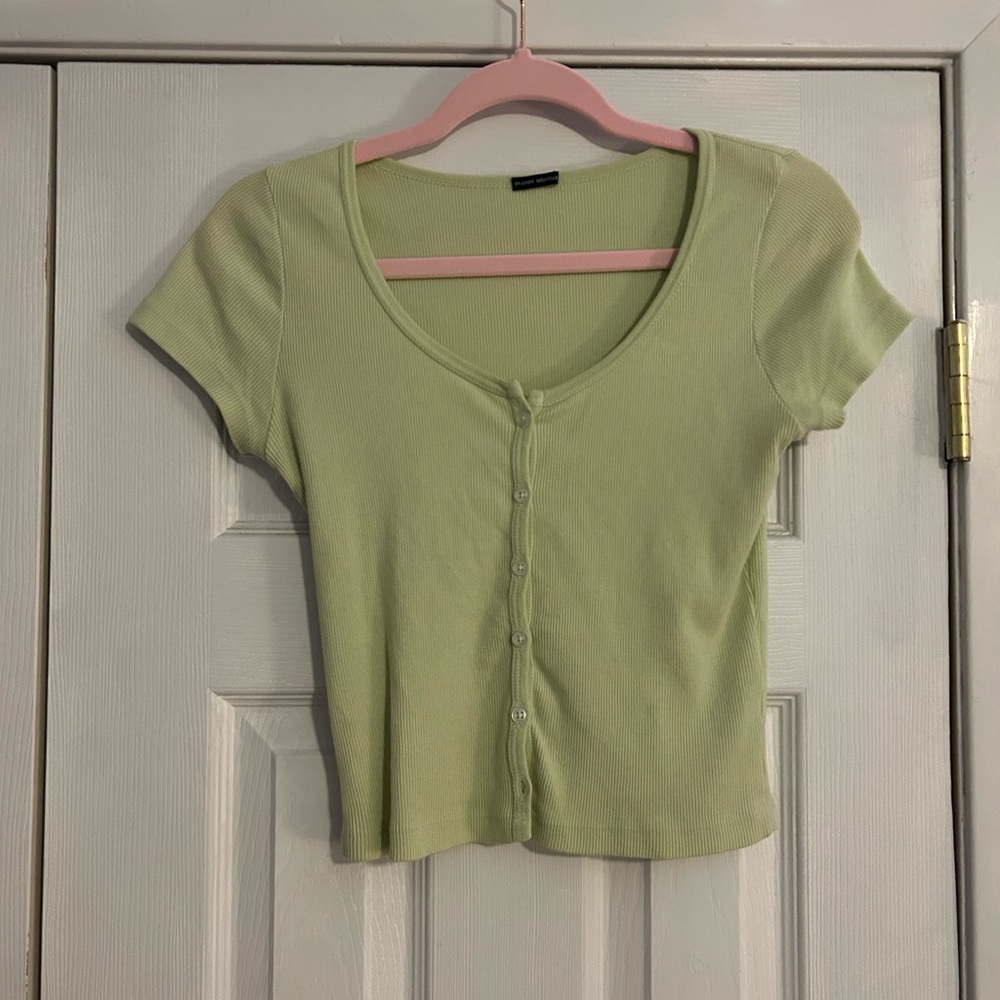 green brandy melville top!!